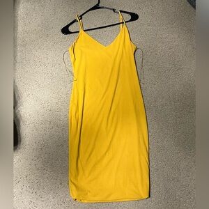 Yellow Slip Dress | Iris | Size Medium